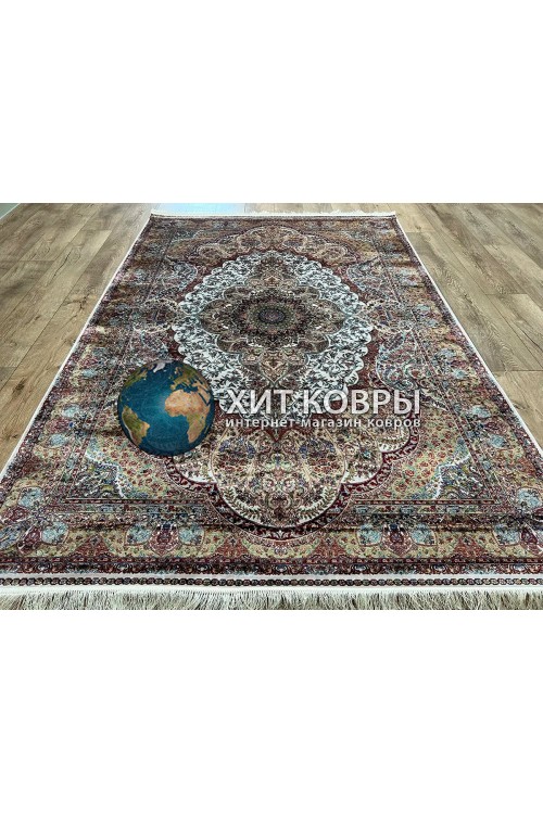 Турецкий ковер Kum 9054 Бежевый-золотой